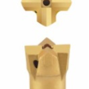 Крестовое сверло' 2 отверстия для воды 'Конус 7° 50